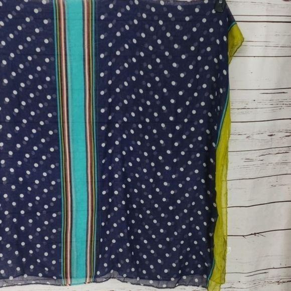 Fanta Eyes polka dot‎ 44x70 Scarf Wrap Bathing suit Sarong - Picture 3 of 7